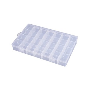 Transparent Plastic Storage Box 28 Compartments Detachable Beads Rhinestones Organizer Jewelry Parts Sorter - Product Image 5
