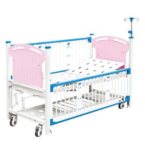 Hebei Factory Direct Camas <span class=keywords><strong>de</strong></span> <span class=keywords><strong>hospital</strong></span> para niños ajustables Lovely Semi-Flower Design con almacenamiento <span class=keywords><strong>de</strong></span> zapatos - Product Image 1