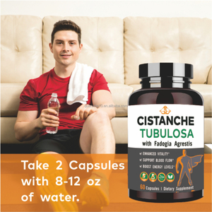 OEM - Cápsulas para Mejorar la Salud del Corazón Masculino, Energía y Vitalidad, Compuesto Natural de Cistanche Tubulosa con Pimienta Negra, 60 Cápsulas - Product Image 5