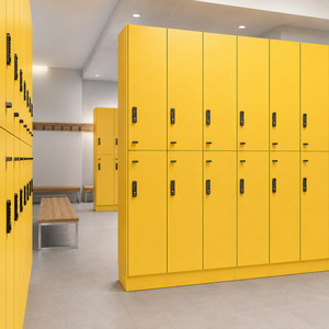 Custom Compact Laminate Gym Locker High Waterproof Assembled Electronic Lock Storage Cabinet Adjustable Shelves MODERN DESIGN Sl - Product Image 2
