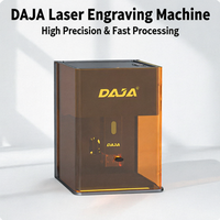 Лазерный гравер DAJA DJ6 Pro: портативный настольный лазерный гравировальный станок для дерева, кожи, пластика, металла, для самостоятельной маркировки логотипов