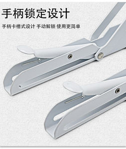 Estante de montaje en pared de acero inoxidable/hierro, estante flotante plegable de diseño K, soportes de soporte montados en la pared - Product Image 2