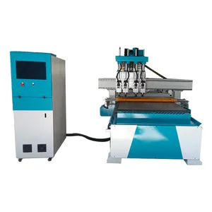 Máy Cắt Gỗ CNC Dễ Vận Hành Mũi Khoan Trục Quay 1325/1530 Giá Chế Biến Gỗ Khắc