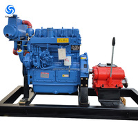 Moteur diesel marin/bateau complet à quatre temps ZH4100C 65HP 70HP 80HP avec boîte de vitesses en option