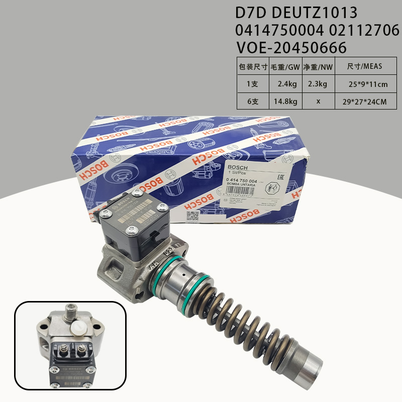 Excavator Parts Diesel Fuel Injector Unit Pump High Pressure
