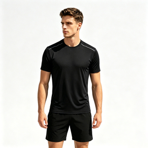 <span class=keywords><strong>T</strong></span>-<span class=keywords><strong>shirt</strong></span> de sport pour <span class=keywords><strong>homme</strong></span> personnalisé, coupe ajustée, manches courtes, pour la course à pied, l'entraînement, le fitness, 100% polyester, <span class=keywords><strong>t</strong></span>-<span class=keywords><strong>shirt</strong></span> de gym - Product Image 4
