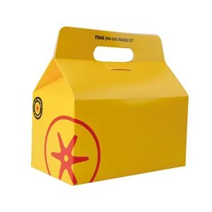 Factory Customize Restaurant Takeaway Fried Chicken Package Recyclable Custom Printed Takeaway Packaging Box For Fried Chicken