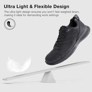 أحذية طهاة ACE آمنة مضادة للانزلاق، خفيفة الوزن للرجال، معتمدة SRC، مقاومة للماء، مناسبة للمطابخ والرعاية الصحية والمستودعات - Product Image 4