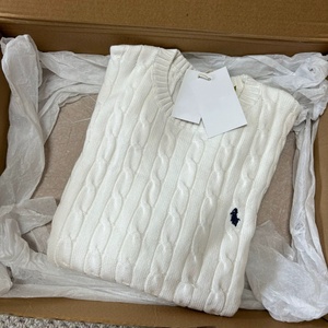 Áo len nam dệt kim mùa đông kiểu Old Money <span class=keywords><strong>2025</strong></span> mới, chất liệu len 100%, kiểu dáng pullover, họa tiết bện, thêu logo. - Product Image 5