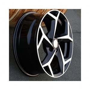 Jante en alliage de coulée de style sport de 15 à 16 pouces pour VW <span class=keywords><strong>Polo</strong></span> Finition noire 4 pièces quantité minimale de commande 112/100 PCD 35/45 ET - Product Image 1
