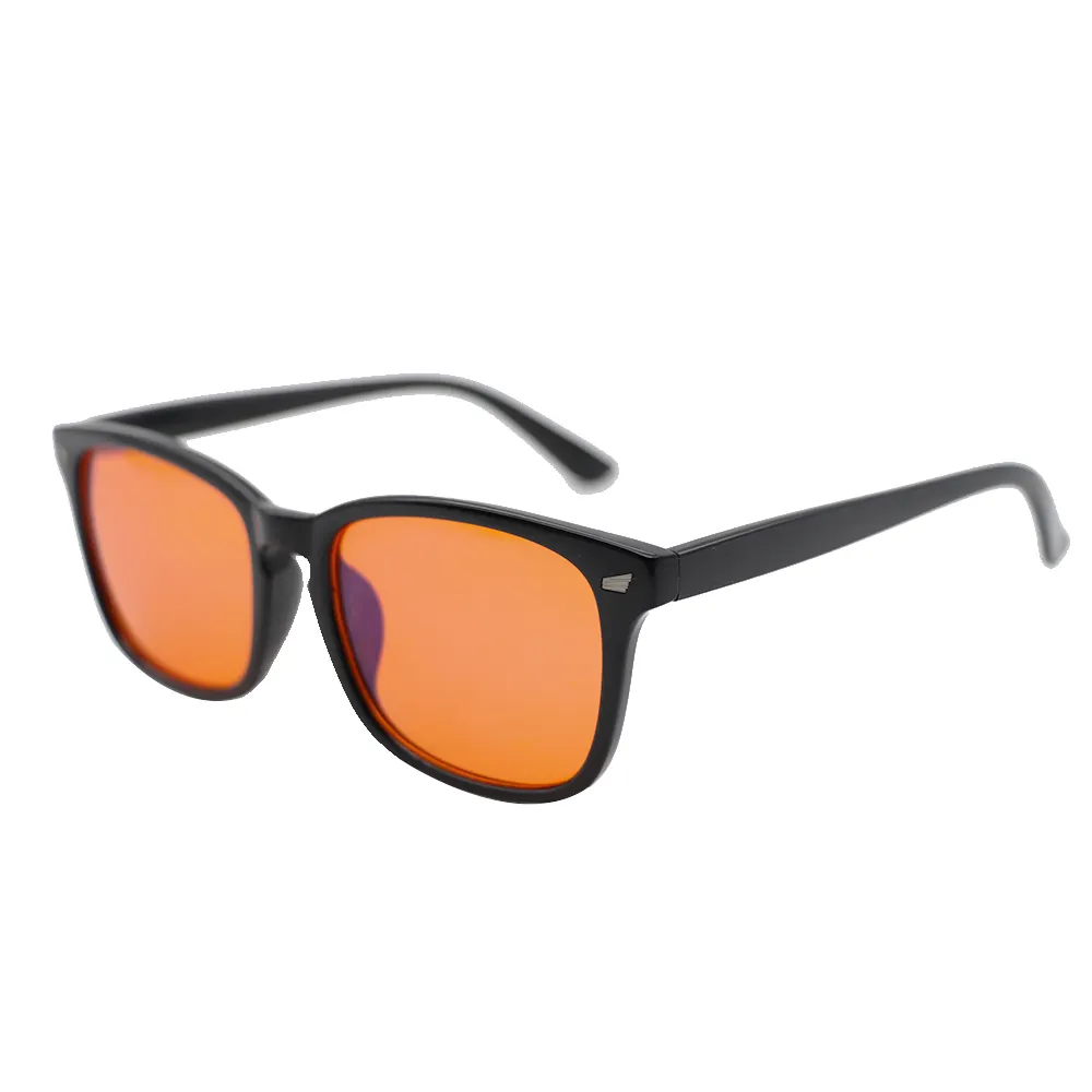 Unisex 100% Orange Amber Anti Blue Light Blocking Filtering Screen Glasses for Gamers and Computer Users