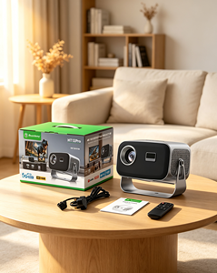 Portable HT12Pro Small 4K <b>Android</b> <b>Projector</b> 180 Degree Rotate Professional Game Display Home Cinema Beamer - Product Image 1