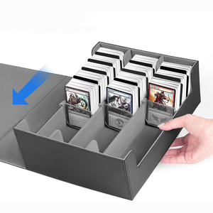 Boîte de rangement pour cartes à collectionner, Boîte de rangement Pok-<span class=keywords><strong>emon</strong></span>, Boîte de rangement élégante en cuir de luxe personnalisée pour cartes à collectionner, Rangement domestique - Product Image 4
