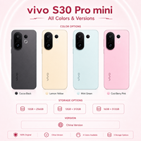 Smartphone original vivo S30 Pro Mini 5G, processeur octa-core, écran AMOLED 120 Hz, reconnaissance faciale et double SIM, langues mondiales VIVO