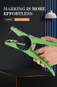 Pince professionnelle d'étiquette d'oreille d'alliage de catégorie vétérinaire verte pour le bétail bovin <span class=keywords><strong>ovin</strong></span> de porc - Product Image 2