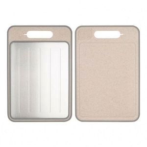 Plateau de décongélation multifonctionnel pour la cuisine, 4 en 1, plateau de décongélation en aluminium de qualité supérieure, planches à découper pour la viande congelée rapidement - Product Image 1