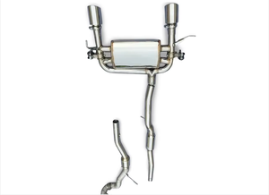 Système d'échappement intelligent Catback et modification du tuyau intermédiaire arrière en acier inoxydable 304SS, compatible avec <span class=keywords><strong>Audi</strong></span> <span class=keywords><strong>TT</strong></span> 8N <span class=keywords><strong>MK1</strong></span> 1.8T 20V <span class=keywords><strong>Turbo</strong></span> 1998-2006 - Product Image 3