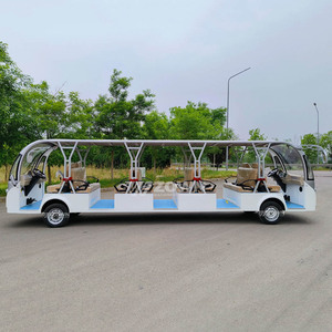 รถเที่ยวชมเมืองไฟฟ้าแบบชาร์จเร็ว 11 ที่นั่ง รถบัสแบตเตอรี่ลิเธียมสำหรับโรงแรม - Product Image 5