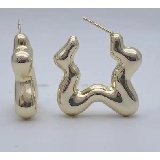 Splendido due pezzi di alta gioielleria in oro placcato stile di lusso crea un Look alla moda e accattivante - Product Image 1