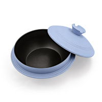 Casserole coréenne en fonte d'aluminium antiadhésive OEM, pour soupe miso, ragoût, bibimbap, pot à riz, Ttukbaegi
