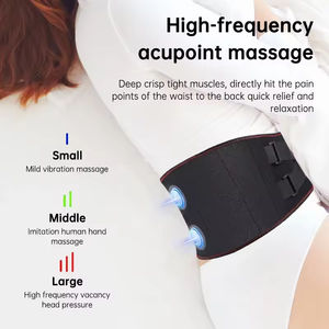 Cinturón de Masaje Abdominal Eléctrico con Calor y Soporte Lumbar, Compresa Cálida, Masajeador de Cintura Vibratorio de Grafeno - Product Image 3