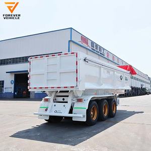 New Used Tipper Tractor <b>Side</b> Rear Heavy Duty Dump 351-450hp Euro 2 Engine 5-10T Load Capacity - Product Image 2