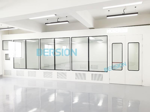 Iso נייד 7-8-9 פאנל חדר נקי מעמד 10-100,000 מודולרי עם מחיצת מפעל ללא אבק מותג מצב חדש - Product Image 2