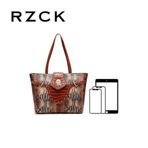 Bolso <span class=keywords><strong>de</strong></span> Mano <span class=keywords><strong>de</strong></span> Lujo Retro Europeo Americano para Mujer RZCK, Bolso <span class=keywords><strong>de</strong></span> Hombro Único Portátil con Patrón <span class=keywords><strong>de</strong></span> Serpiente Hecho <span class=keywords><strong>de</strong></span> Material PU - Product Image 5