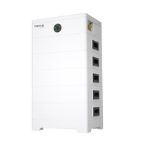 Système d'énergie solaire avec batterie au lithium 48V 15kWh, empilable, pour la maison, montage solaire pour le stockage d'énergie domestique
