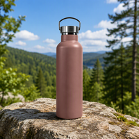 Bouteille isotherme sous vide non toxique de 750 ml avec logo personnalisé pour l'eau bouillante, idéale pour la salle de sport, les voyages et les activités de plein air