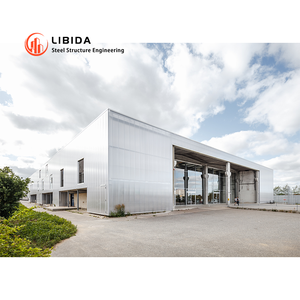 Индивидуальный современный промышленный дизайн сборный стальной каркас склад завод стальная конструкция сэндвич панели мастерская - Product Image 4