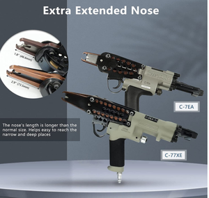 C-7CA <span class=keywords><strong>pneumatica</strong></span> ad aria cucitrice industriale/DIY grado acciaio anello strumento <span class=keywords><strong>pistola</strong></span> con <span class=keywords><strong>3</strong></span> anni di garanzia - Product Image 5