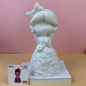 Regali d'arte produttore di figurina in vinile bianco per bambini - Product Image 1