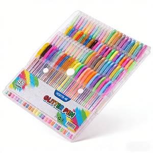 Stylos gel multi-effets à pointe bille de 1,0 mm, 24/36/48 couleurs, vente en gros |   Encre scintillante et métallisée pour papeterie et loisirs créatifs en gros - Product Image 5