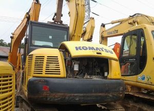 Komatsu Engine 6Ton Rubber <b>Track</b> Mini Excavator Used komatsu Excavator PC60 Used Komatsu Excavator EMC Certified - Product Image 2