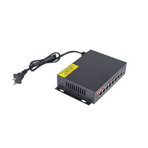 10/100Mbps 6端口RJ45 PoE + 2上行链路非托管Poe交换机803.af/at兼容IP摄像机VOIP电话 - Product Image 5