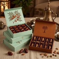 Offre Spéciale Prix de Gros Boîte Cadeau Magnétique en Papier Luxe Thème Ramadan Emballage pour Dattes