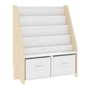 Mobili <span class=keywords><strong>Montessori</strong></span> bambini baby room libreria libreria tessuto in legno organizzatore di giocattoli per bambini scaffale per libri - Product Image 3