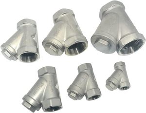 pipeline systems 304 Stainless Steel 3/4" NPT Female Y <b>Strainer</b> 100 <b>Mesh</b> Filter Valve - Product Image 5