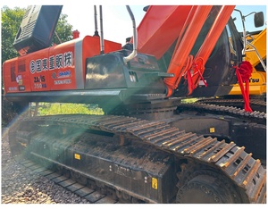 รถขุด Zaxis 350hg มือสอง ขนาด 35 ตัน ชิ้นส่วนเครื่องยนต์หลัก Leopard สีส้ม - Product Image 4
