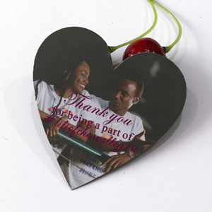 Foto impresa corazón nevera imán decoración del hogar invitación de boda GUARDAR LA FECHA tarjetas conmemorativas tarjetas magnéticas - Product Image 3