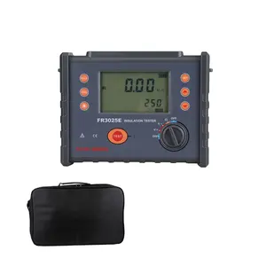 Versi Terbaru FR3025E Berbagai dan Resolusi Tinggi Tegangan Tinggi Tester Isolasi Resistensi Meter Ohmmeter Megohmmeter