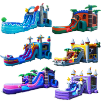 Château de saut gonflable Jeu d'extérieur Commercial PVC Bounce House Party Jumper Bouncing and Slide Combo for Kids