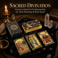 Cartes de tarot personnalisées en gros avec logo OEM, dorure à chaud, jeu de 78 cartes avec boîte, cartes de jeu de société de luxe en PVC imperméable imprimées
