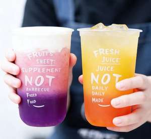 แก้วพลาสติก PP แบบใช้แล้วทิ้ง ทรงกลม พิมพ์โลโก้ได้ ขนาด 380 มล. 490 มล. 650 มล. สำหรับชาไข่มุก ชานม สมูทตี้ - Product Image 3