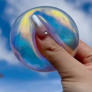 Balle sensorielle colorée Mochi à presser 6 cm, jouet anti-stress portable en maltose, cadeau pour enfants et adultes, pour les journées chargées, stimulant l'humeur - Product Image 2