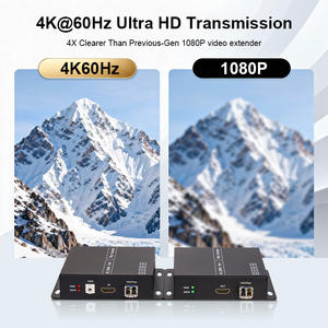 Extenseur de <span class=keywords><strong>fibre</strong></span> <span class=keywords><strong>optique</strong></span> <span class=keywords><strong>HDMI</strong></span> 4K60Hz 10KM Transmission monomode Gestion EDID Audio 7.1 non compressé Convertisseur <span class=keywords><strong>HDMI</strong></span> vers <span class=keywords><strong>fibre</strong></span> 4K - Product Image 5