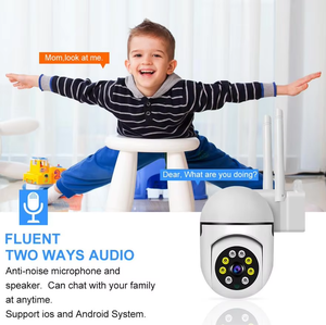 Caméra <span class=keywords><strong>de</strong></span> sécurité intelligente Wi-Fi V380pro 1080P pour la maison, vision nocturne extérieure, 3MP, panoramique/inclinaison, CMOS, audio bidirectionnel, stockage cloud - Product Image 4