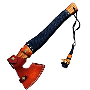 Hacha OEM personalizada con cabeza de acero forjado y mango de madera liso para acampar al aire libre, hacha para cortar leña en venta - Product Image 6