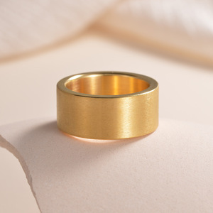 Anello Minimalista in Acciaio Inossidabile da 10mm, Finitura Opaca, Gioiello Vintage per Coppie, per Uomo e Donna - Product Image 5
